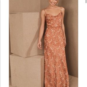Jenny Yoo- BHLDN Dahila Cowl Neck Dress